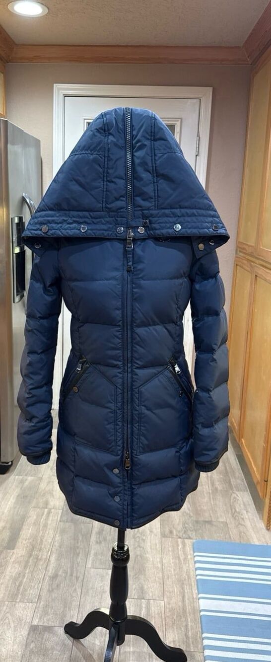 Pajar Panther Navy Blue Insulated Long Coat/Jacket Size XS